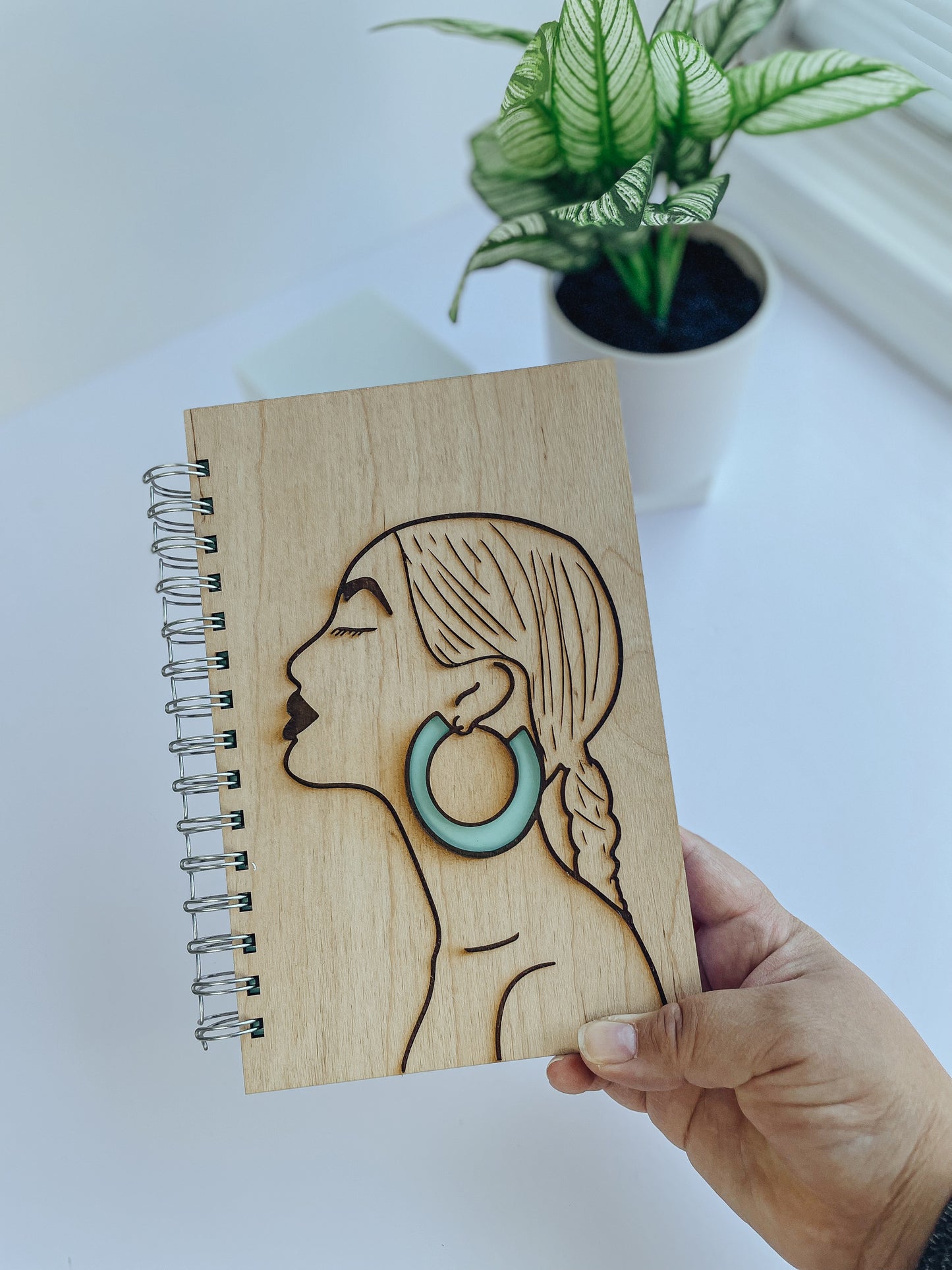 The Dreamer Wooden Notebook