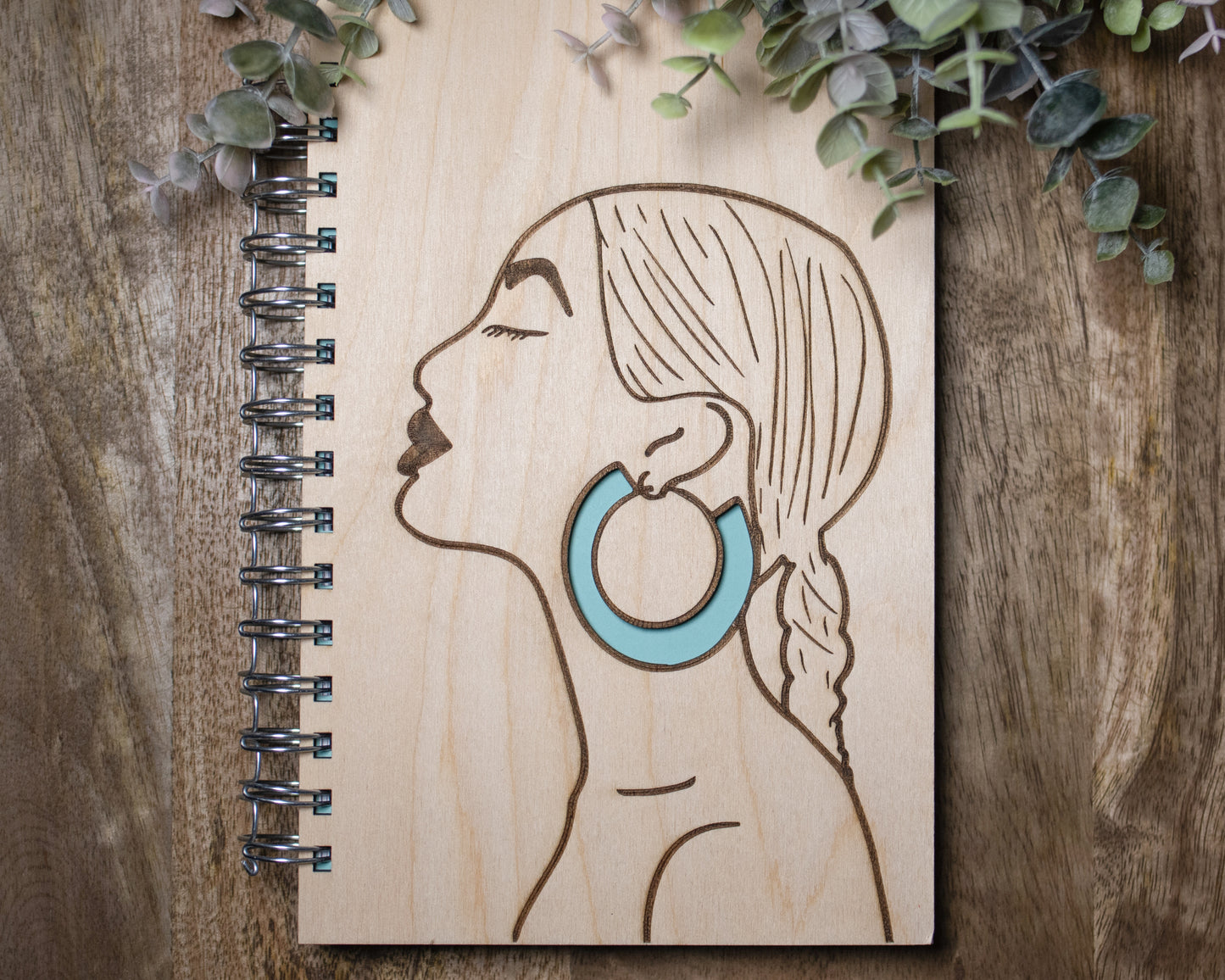 The Dreamer Wooden Notebook